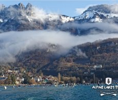 Glagla Race Stand Up Paddle en hiver Talloires