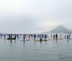 Glagla Race Stand Up Paddle en hiver Talloires