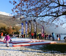 Glagla Race Stand Up Paddle en hiver Talloires