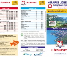 Flyer horaires 2020 Flyer horaires 2020