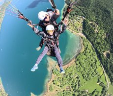Vol enfant parapente Altitude