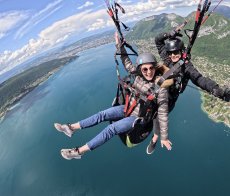 Parapente et Lac d\